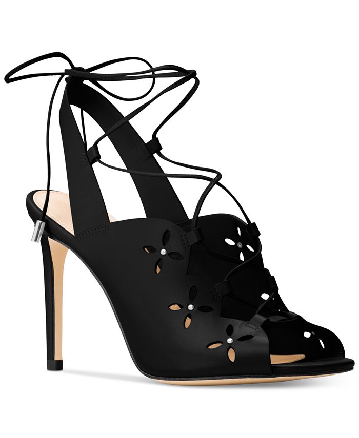 Michael kors lace up sandals deals
