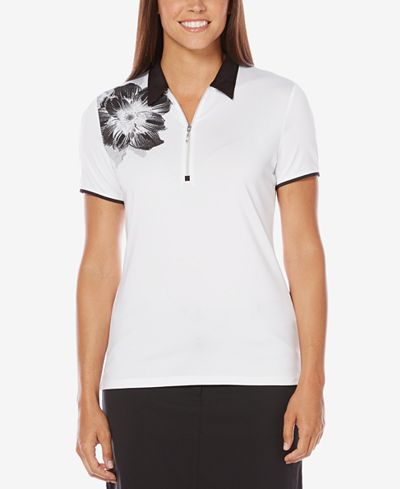 Callaway Opti-Dri Pixelated Bloom Golf Polo