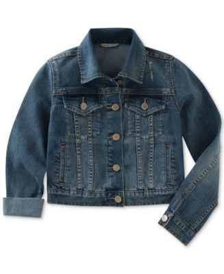 Calvin Klein Big Girls Denim Jacket - Macy's