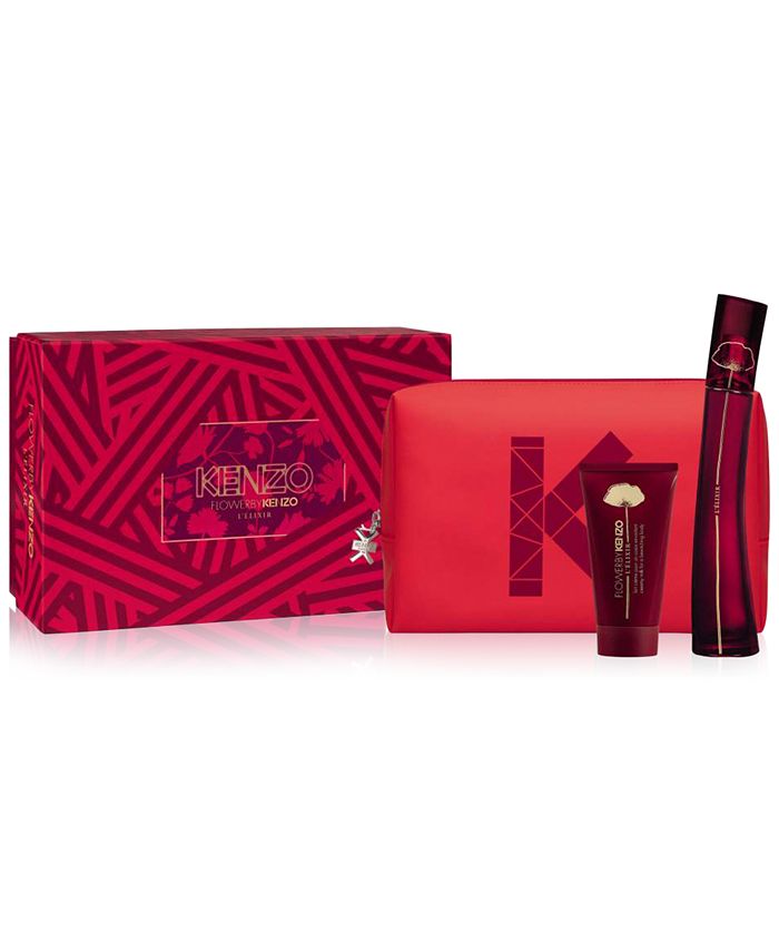 Kenzo 3Pc. Flower By Kenzo L'Élixir Gift Set Macy's