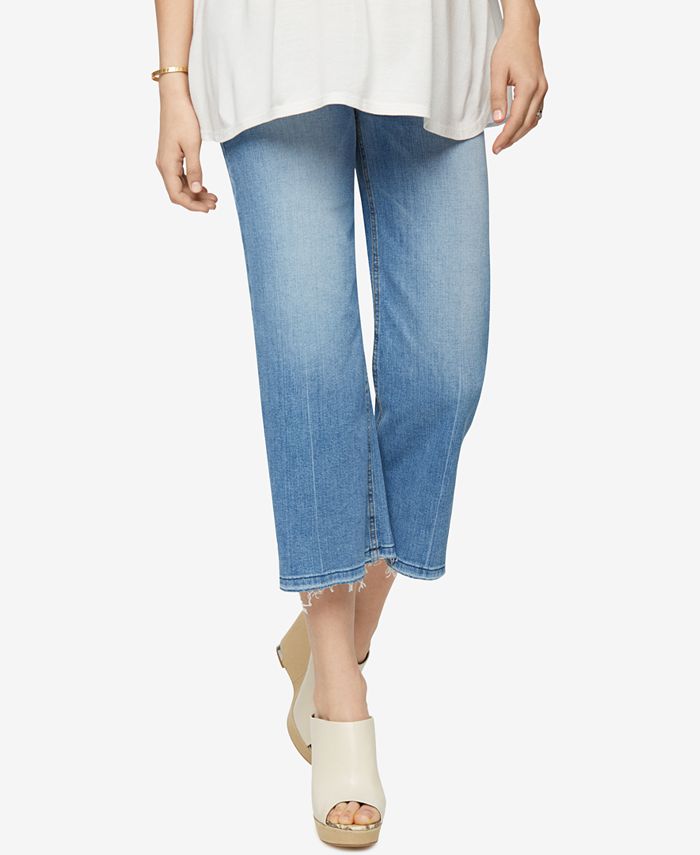 Joe's Jeans Maternity Cropped LightWash WideLeg Jeans Macy's
