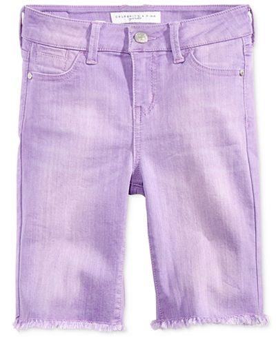 Celebrity Pink Frayed Hem Shorts, Big Girls (7-16)