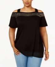 Plus Size Cold Shoulder Tops for Women - Macy's