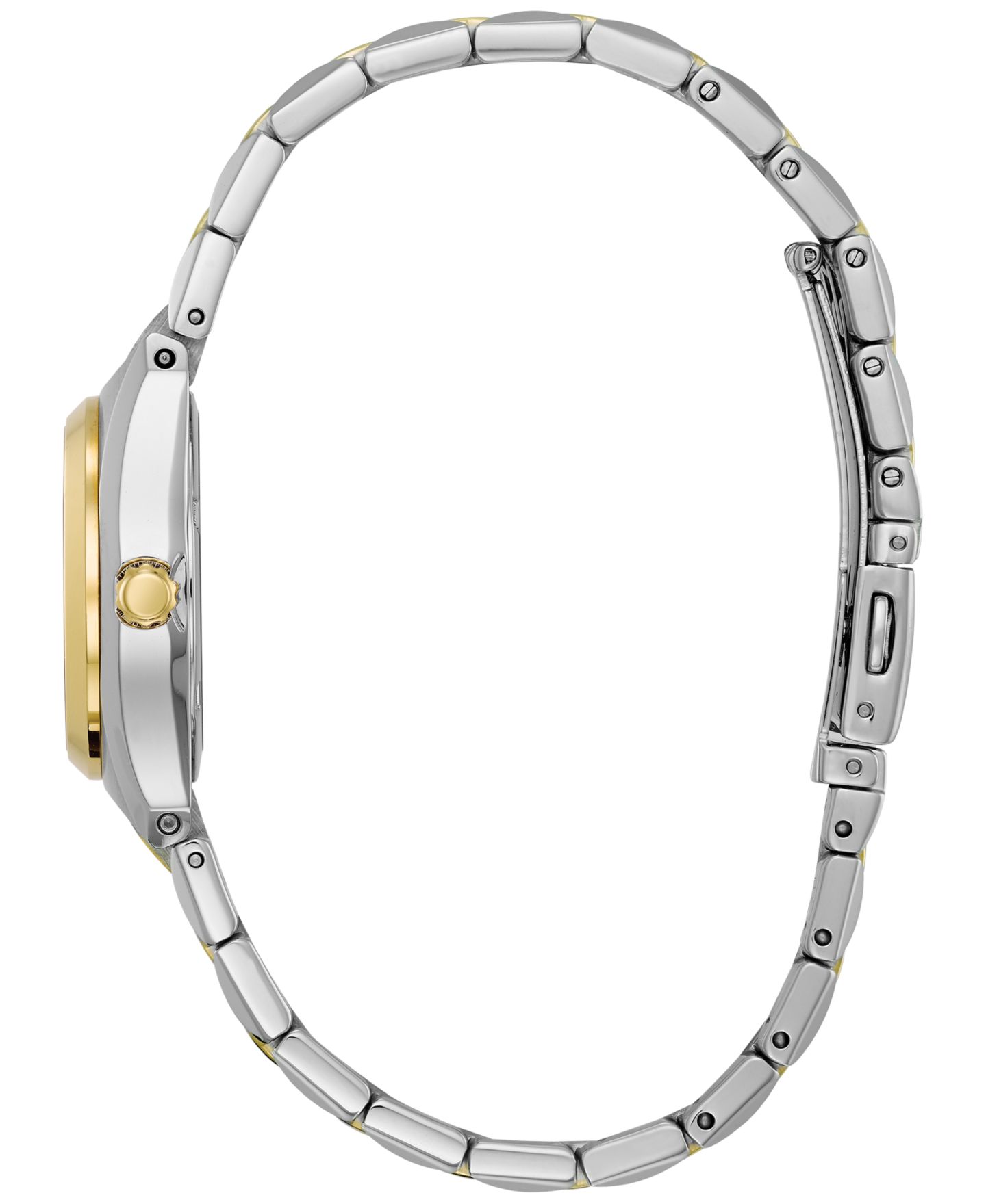 Женские часы Citizen Eco-Drive Two-Tone Stainless Steel Bracelet Watch 28mm EW2294-53L — фото 2