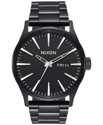 Nixon - Men's Sentry Stainless Steel Bracelet Watch 42mm A356-502-00