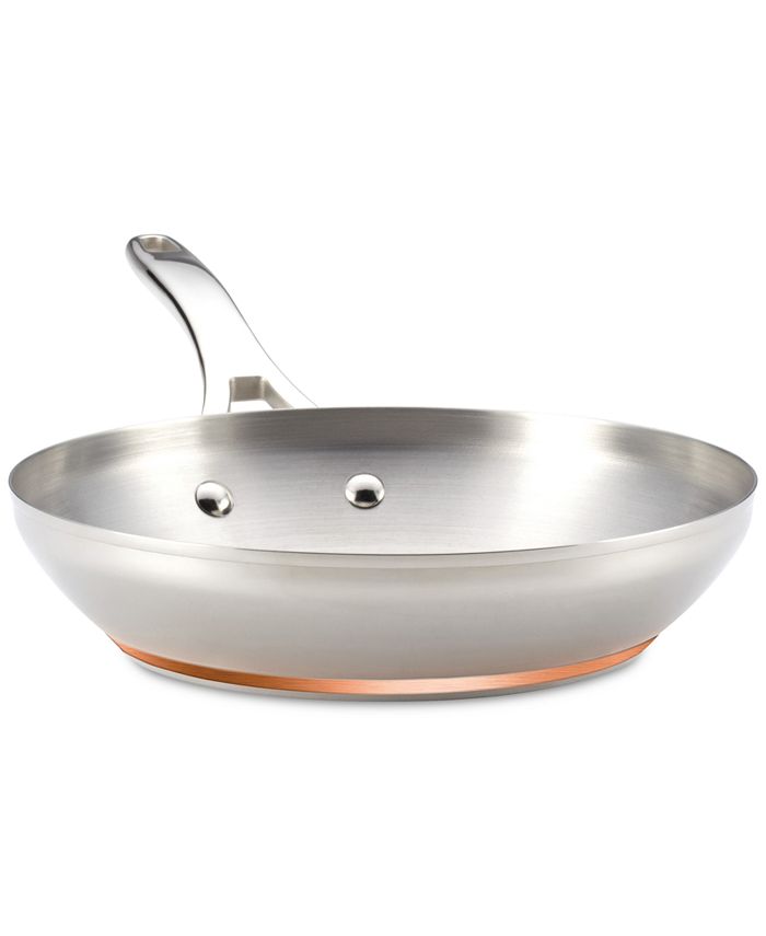 Anolon Nouvelle Copper Stainless Steel 12 French Skillet 