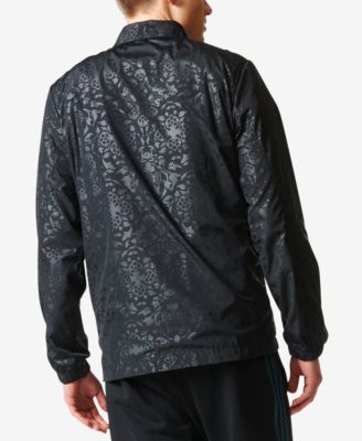adidas Men's Printed Pullover Coaches Jacket