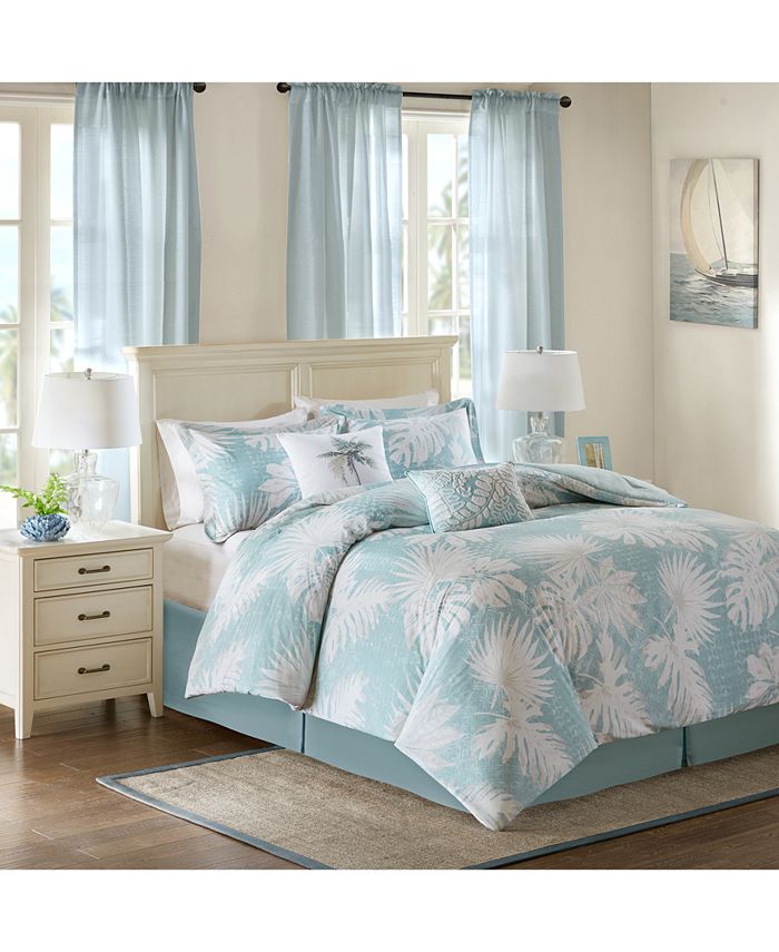 Harbor House Palm Grove 6-Pc. Botanical Print Queen Comforter Set - Macy's