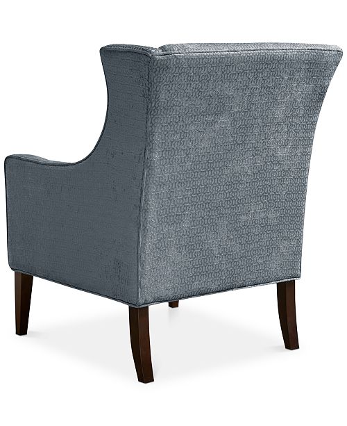 carriage & co. Addy Wing Chair, Quick Ship Furniture Macy's