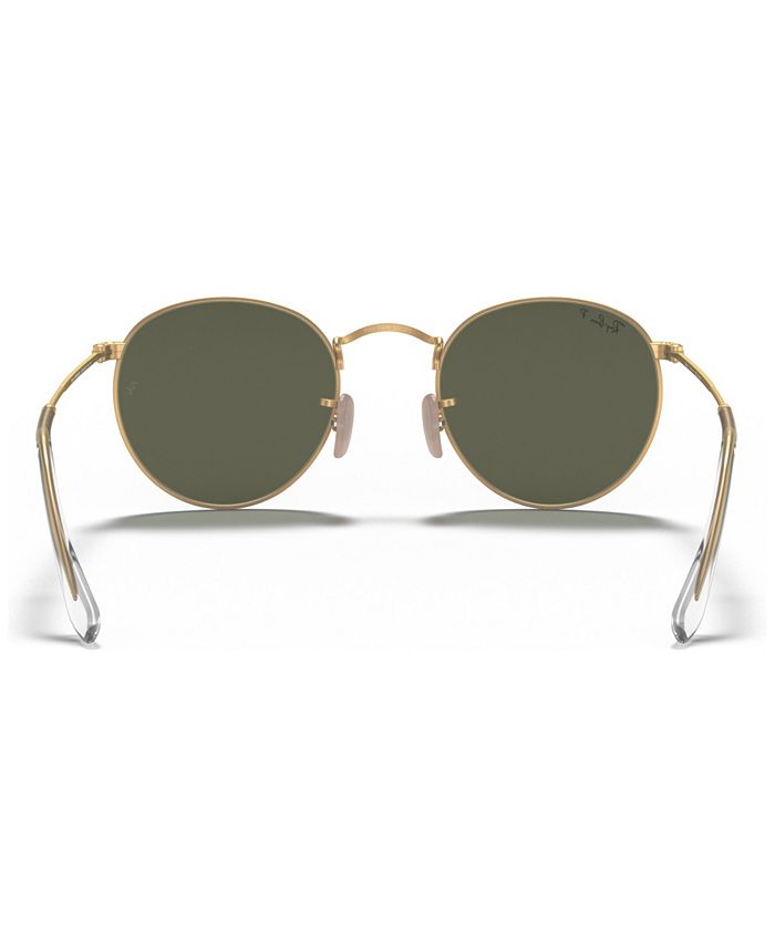 Ray-Ban Polarized Sunglasses , RB3447 ROUND METAL & Reviews - Sunglasses by  Sunglass Hut - Handbags & Accessories - Macy's