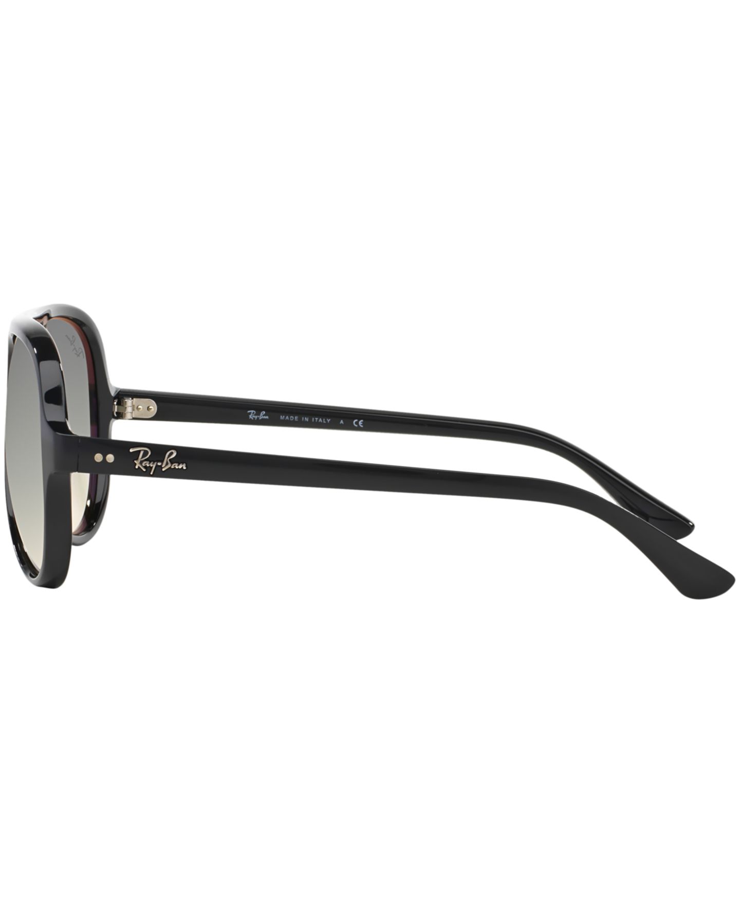 Женские солнцезащитные очки Ray-Ban Sunglasses, RB4125 Cats 5000, цвет: Серый / Чёрный — фото 6