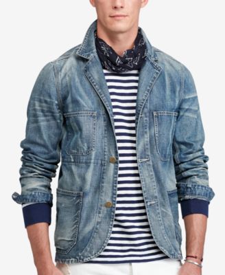 ralph lauren men's denim blazers