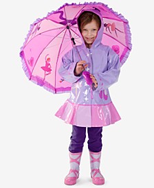Ballerina Rain Gear, Toddler Girls & Little Girls 