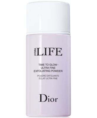 dior hydra life exfoliating powder