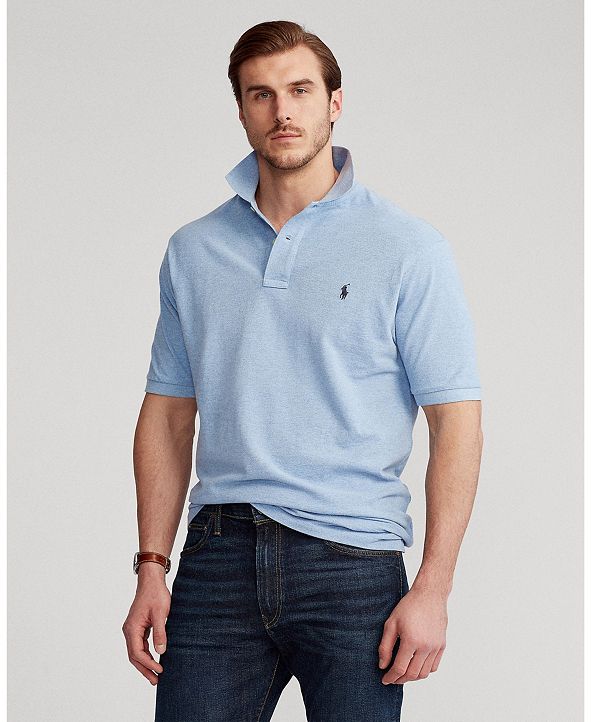 Polo Ralph Lauren Men's Classic Fit Cotton Mesh Polo Yellow Size XX-Large