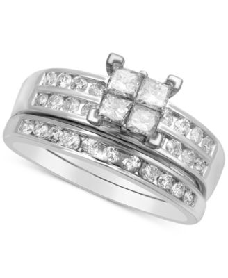 Macy's - Diamond Quad Bridal Set (1 ct. t.w.) in 14k White Gold