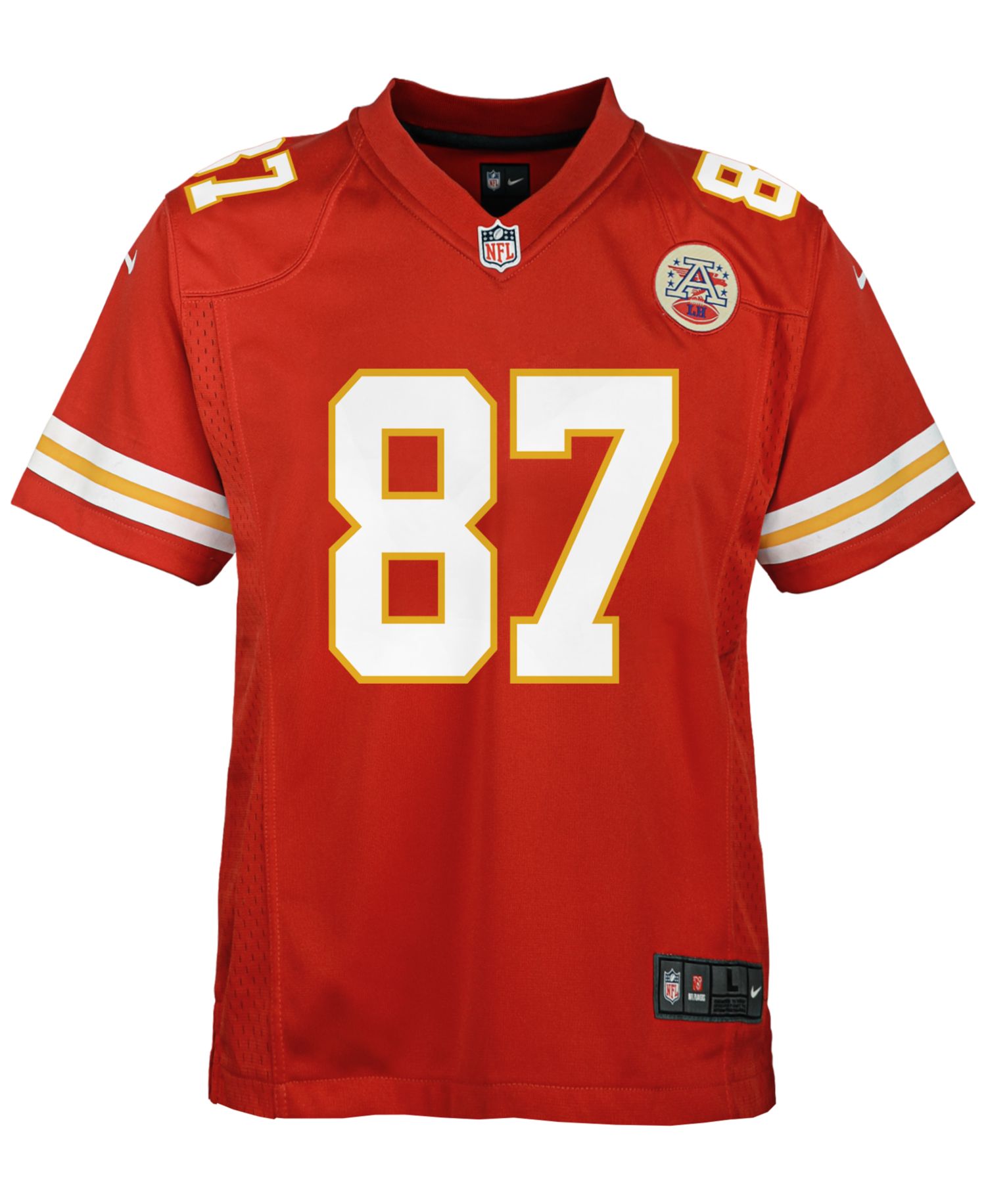 Travis Kelce Kansas City Chiefs Game Jersey, Big Boys (8-20)