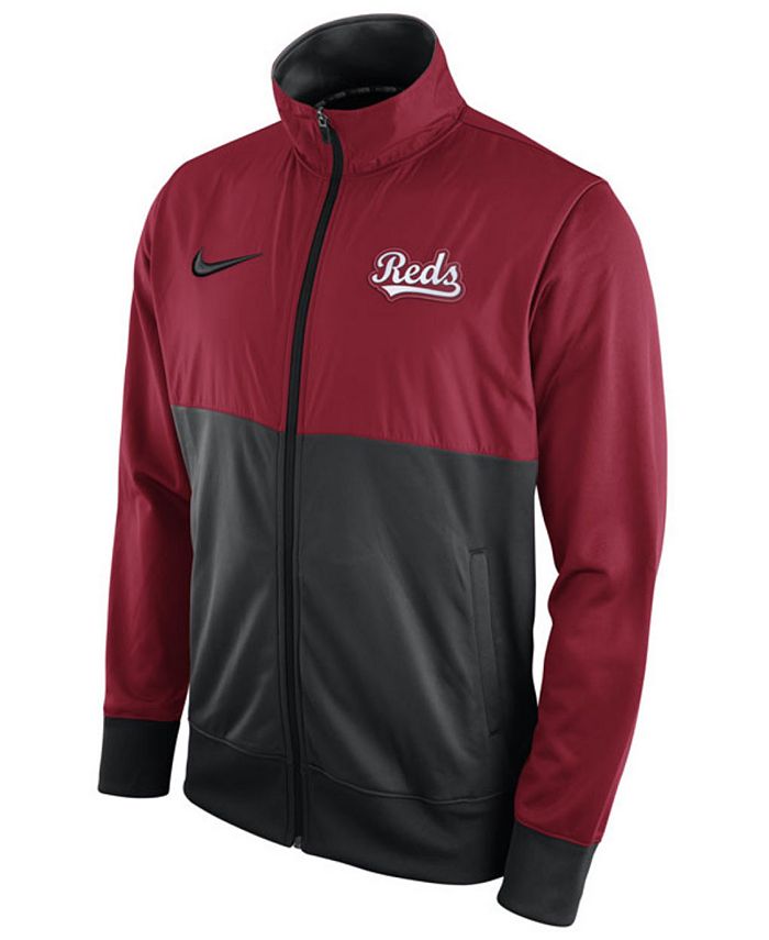 Nike Men's Cincinnati Reds Track Jacket - Macy's