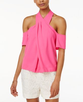 RACHEL Rachel Roy - Off-The-Shoulder Crossover Top