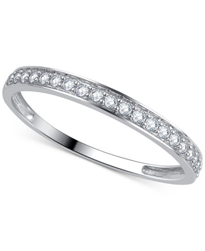 Diamond Band (1/5 ct. t.w.) Ring in 14k Gold, White Gold or Rose Gold