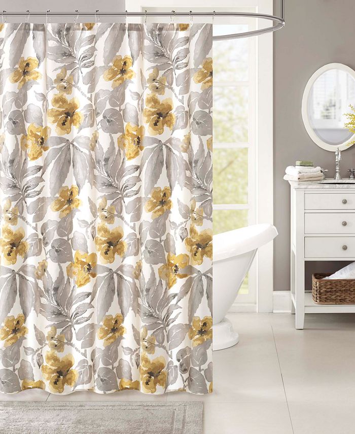 Harbor House Gabrielle Cotton Dobby Jacquard Shower Curtain - Macy's