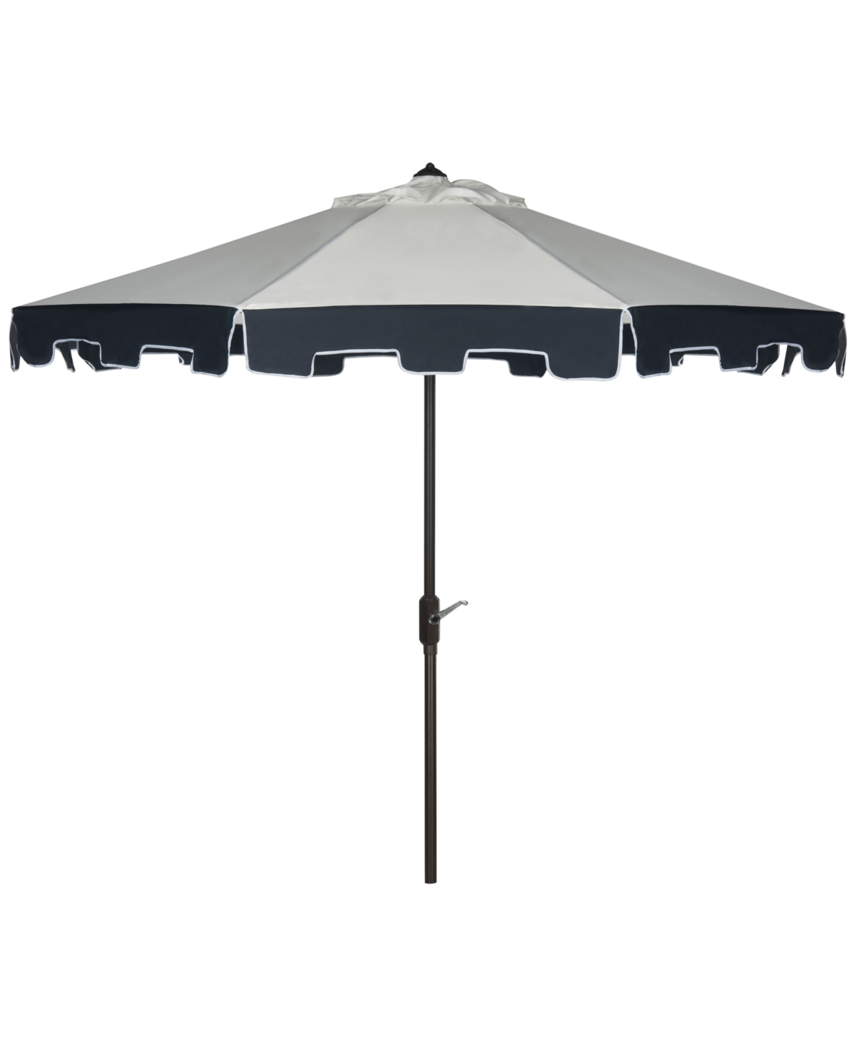 Safavieh Patino Outdoor 9' Umbrella In Beige,navy