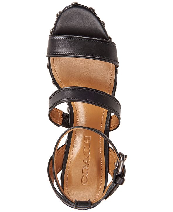 COACH Darcy Strappy Wedge Sandals &amp; Reviews Sandals