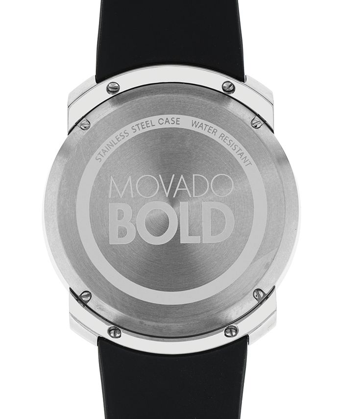 movado bold black digital