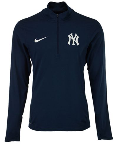 Nike Men's New York Yankees Dry Element Half-Zip Pullover - Sports Fan ...