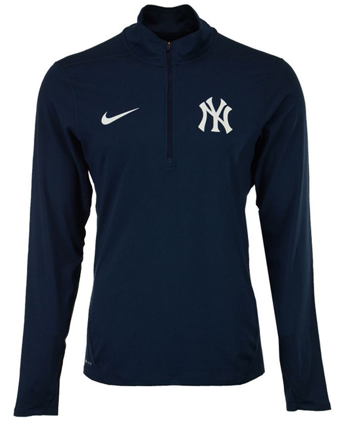 Nike Men's New York Yankees Dry Element Half-Zip Pullover - Macy's