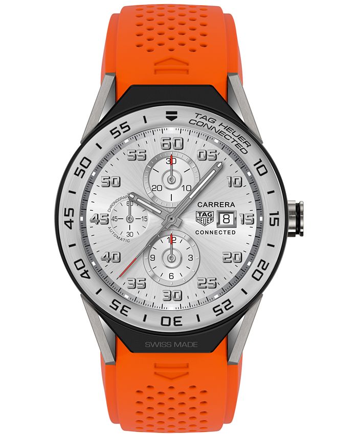 Tag heuer cheap orange rubber strap