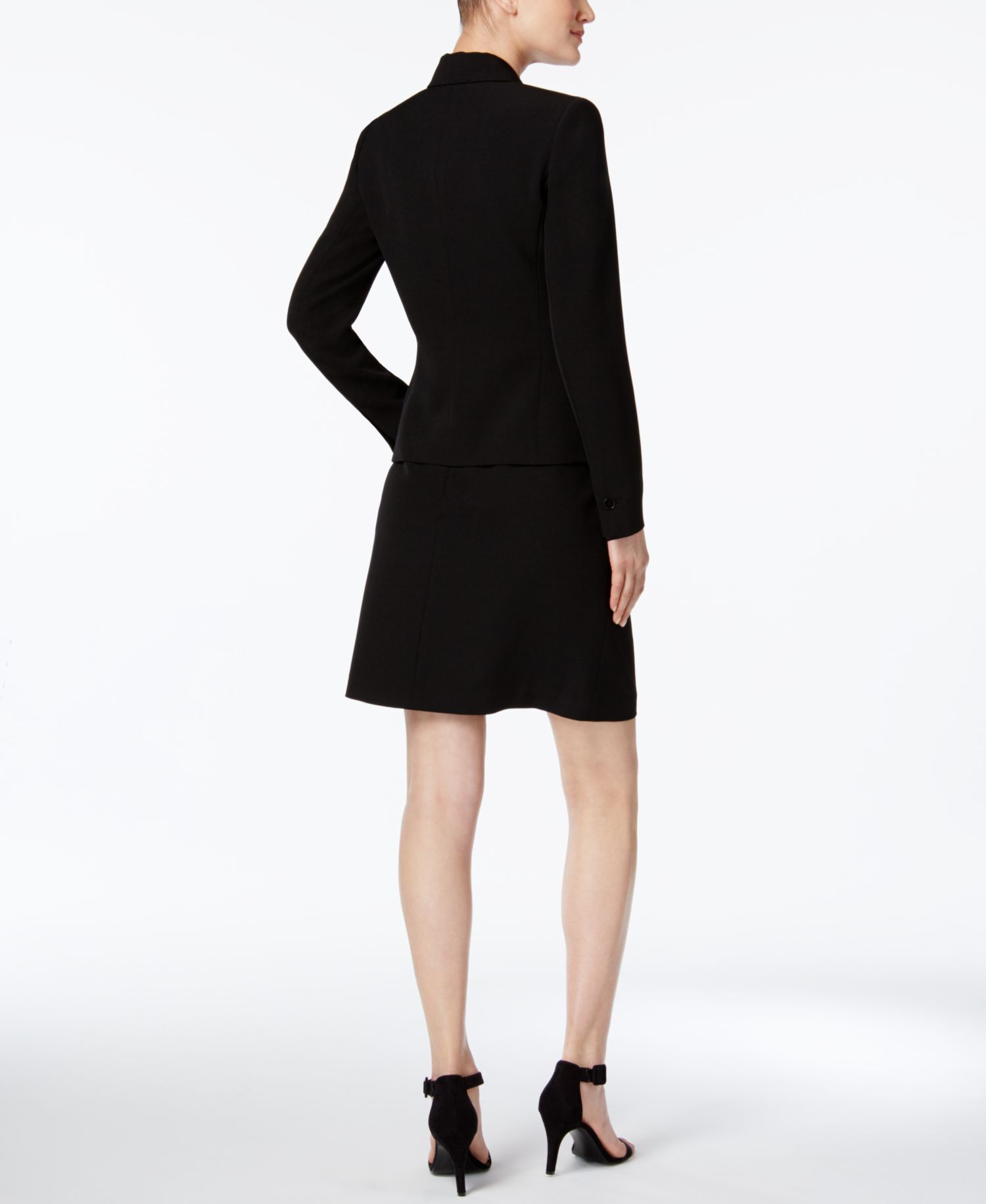 Missy Executive Collection Single-Button A-Line Skirt Suit Set