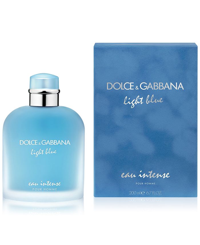 Dolce&Gabbana Men's Light Blue Eau Intense Pour Homme Eau de Parfum ...