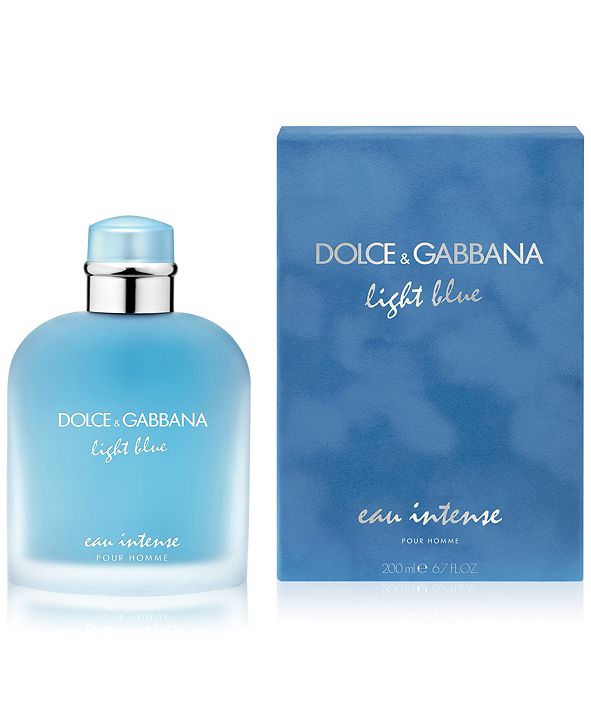 Dolce & Gabbana DOLCE&GABBANA Men's Light Blue Eau Intense Pour Homme ...