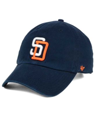 San Diego Padres '47 Pro Brand Cooperstown Collection Fitted Black