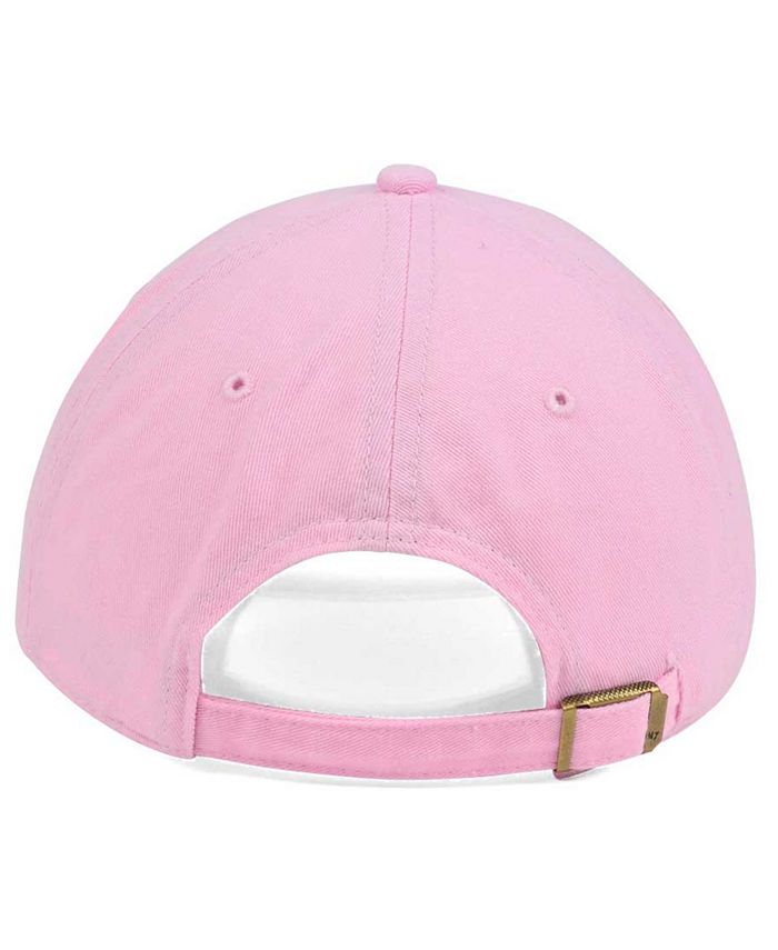 NY curve cap coral pink. - Clean Up NY island red 47 Brand : Headict