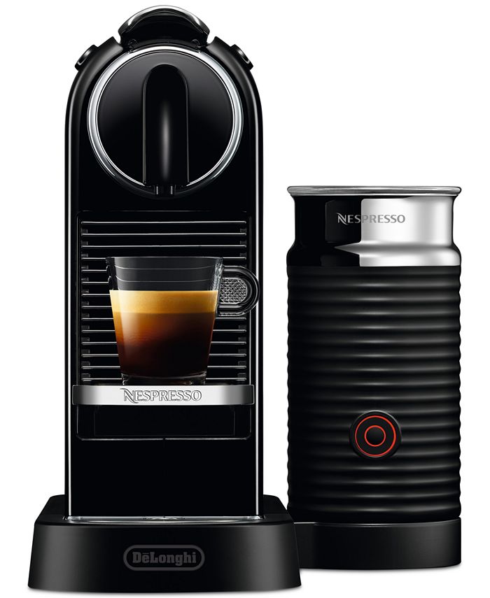 Nespresso Original CitiZ Espresso Machine by De'Longhi, with Aeroccino Milk  Frother - Macy's