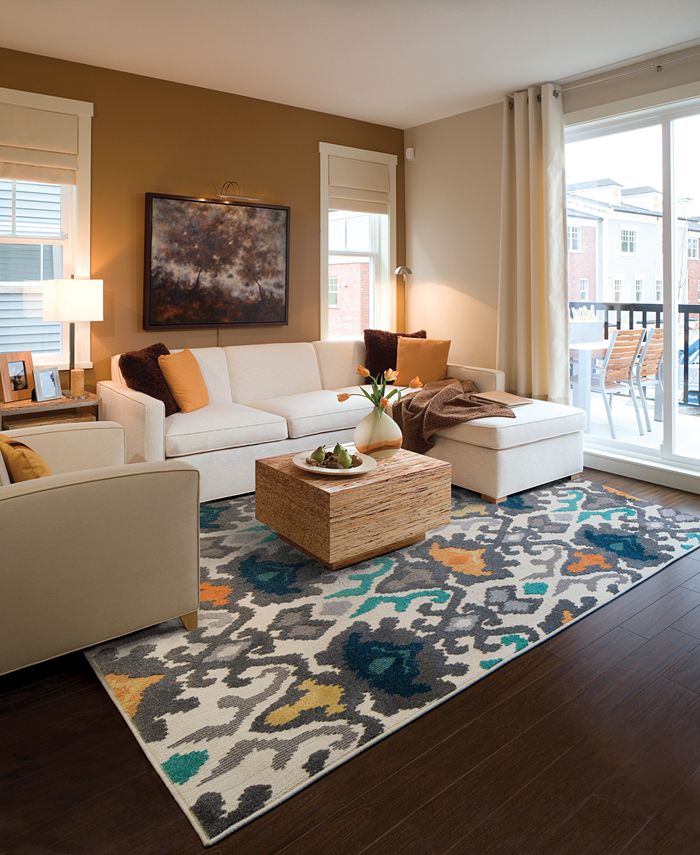 JHB Design CLOSEOUT! Soleil Ikat 6'7" x 9'6" Indoor/Outdoor Area Rug