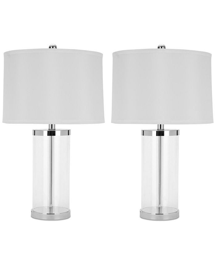 Safavieh - Set of 2 Jeanie Glass Table Lamps