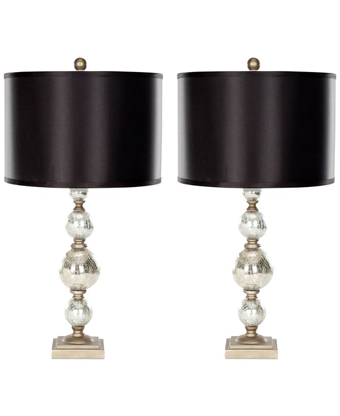 Safavieh - Set of 2 Nettie Mercury Glass Table Lamps