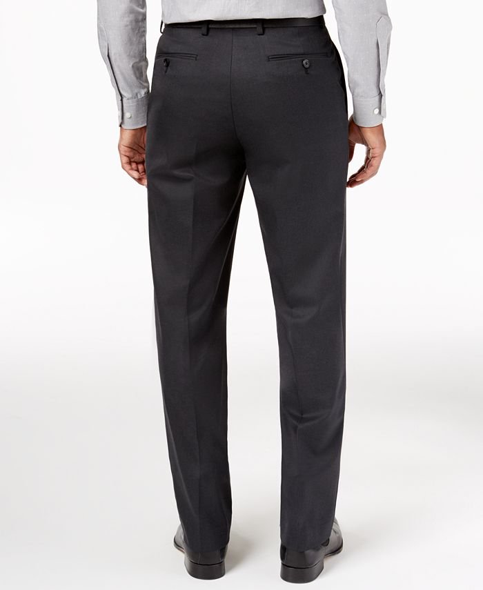 Alfani Men's Traveler Solid Classic-Fit Pants, Created for Macy's - Macy's
