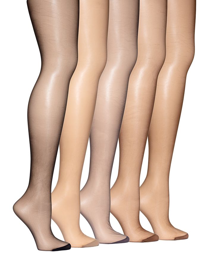 Berkshire Silky Sheer Control Top Pantyhose with Invisible Toe