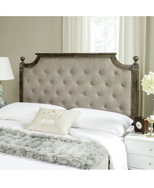 Safavieh Levins Queen Tufted Headboard, Quick Ship & Reviews