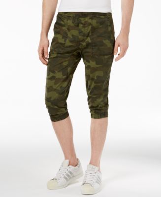 Red Camo Print Men's Joggers