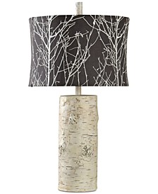 Willow Log Table Lamp