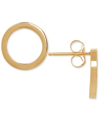 Macy's - Open Circle Stud Earrings in 14k Gold