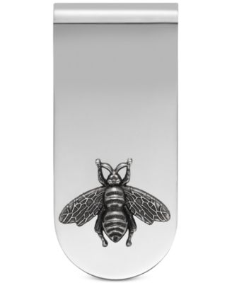 Gucci - Men's Sterling Silver Bee Motif Money Clip YBF45690700100U