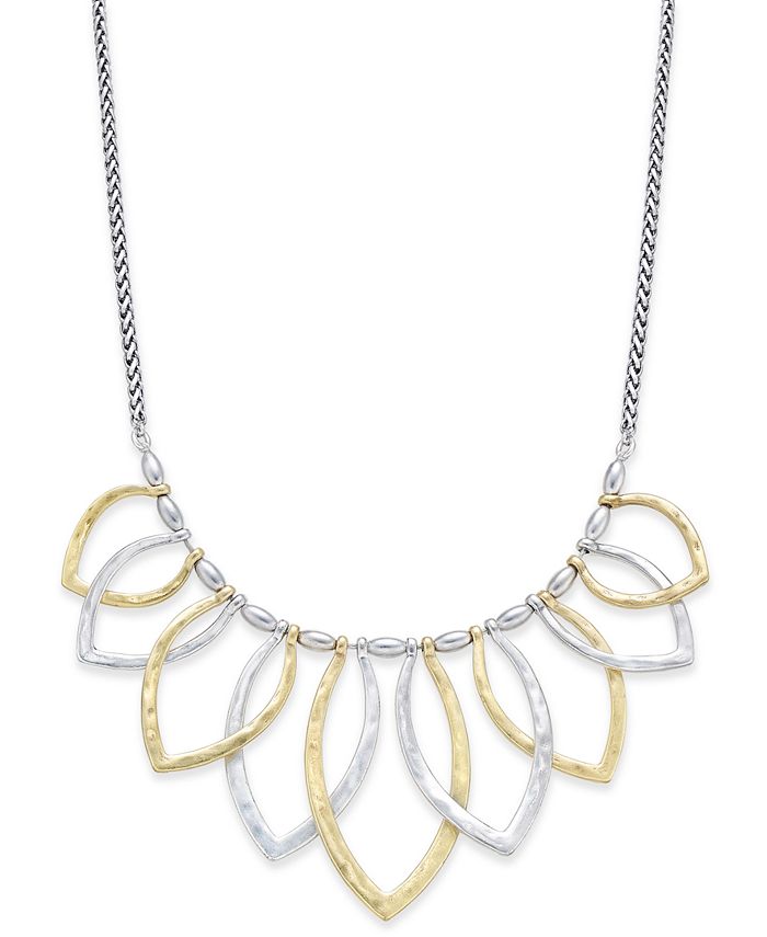 Lucky Brand - Two-Tone Petal Statement Necklace