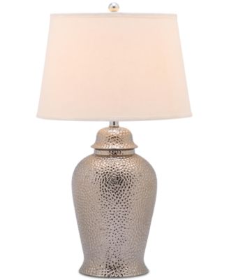 Set of 2 Metallica Ginger Jar Ceramic Table Lamps