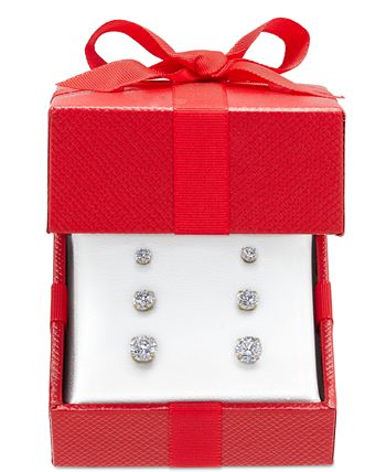 Macys gold sales stud earrings